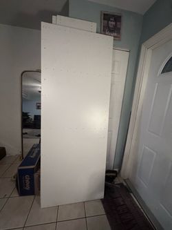 Large White Melamine Shelf Panels