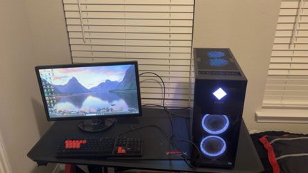HP OMEN 40L Gaming PC Setup + ASUS 144Hz Monitor
