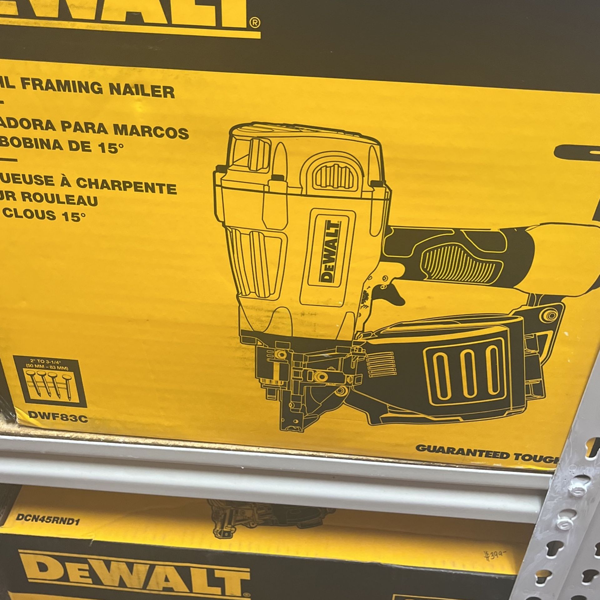 Dewalt 15 Coil Nailer Financiera Disponible