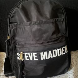 Steve Madden Black Backpack 
