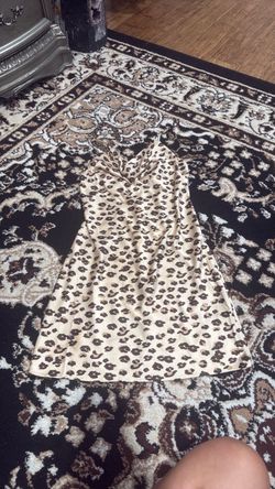 Cheetah print dress size M