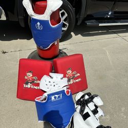 Youth Punching Bag + Sparring Gear TKD