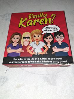 Really Karen Board Game In Excellent New Condition (Is Complete Nothing Missing)