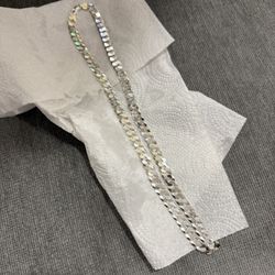 925 Italian Silver Cuban Chains