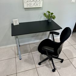 Home / Office Desk w/ Adjustable Height Chair