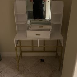 Vanity Mirror Desk
