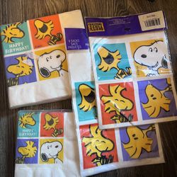 Snoopy Birthday Supplies - Peanuts