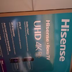 58" Hisense 4k TV 