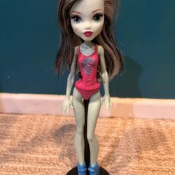 Monster High Pink Swim Doll