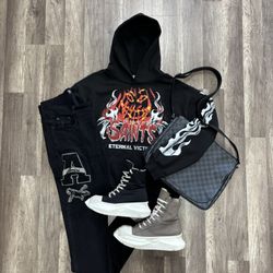 Saint, Amiri, Louis Vuitton, Rick Owen