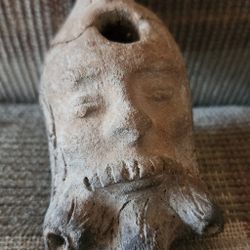 Roman Art Figure, Ritual Hand Made Oil Lamp