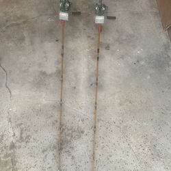 2 Vintage Penn Senator 4/0 Saltwater Rod & Reel Combos