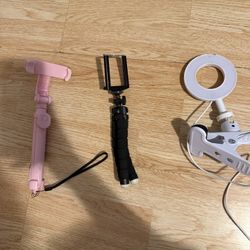 Adjustable Light selfies/photography,phone holder/luces