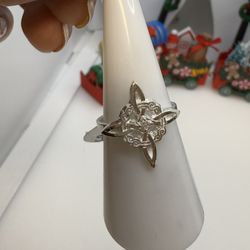 925 Sterling Silver Ring Nudo De Brujas Sise 6.5/8/5.5