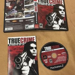 True Crime Streets of LA (Sony PlayStation 2 PS2, 2003) Complete Tested
