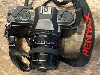 Pentax P30t with Sigma lens and Tiffen filter