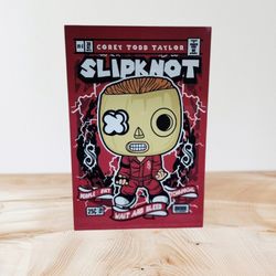 Funko Pop Slipknot Poster On 4" X 6" Metal Print