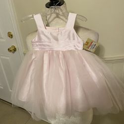 NWT Beautiful 2 Pc Pink Dress Size 6 Months- It Would Make A Beautiful Easter Dress!