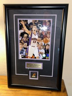 Steve Nash Autographed Photo/framed MVP W/coa
