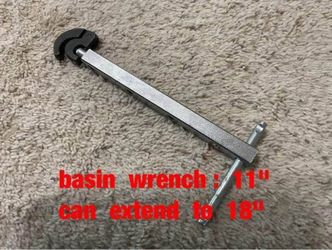 Basin  wrench  -  $10