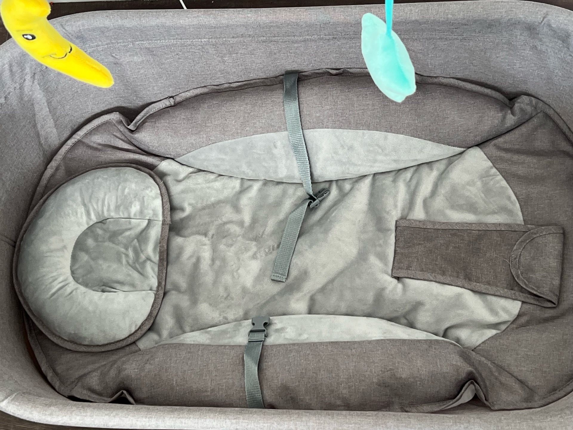 Baby Cradle Swing Bed Newborn Sleeping Basket Musical Rocking Crib Bassinet