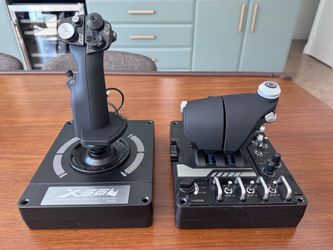 Logitech G X56 H.O.T.A.S Throttle and Joystick Flight Simulator Game Controller