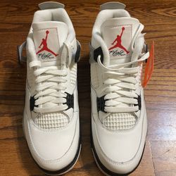 Jordan 4 White Cement 