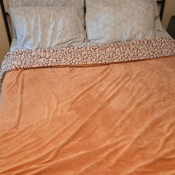 Queen Bed With Mattress 