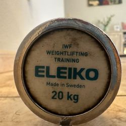 Legitimate Eleiko Man's Bar. 2 Years of active use. 10 year guarantee. Original Price $1100