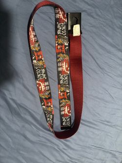 Tokyo Japan Tiger Graphic Web Belt