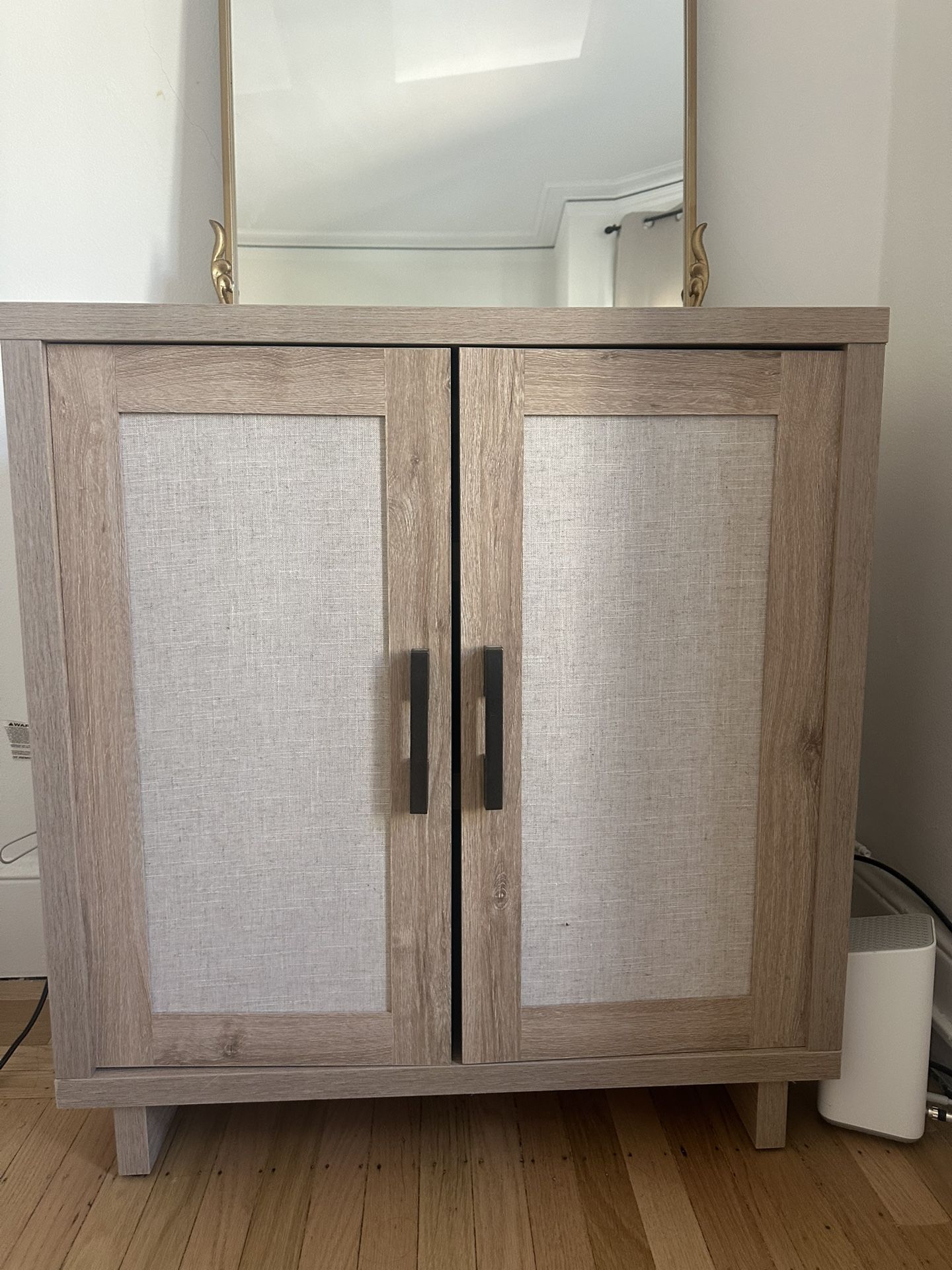 Oak Accent Cabinet