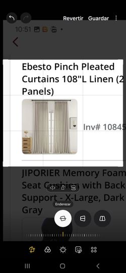 Cortinas color beige