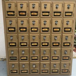Vintage Brass PO Boxes - Craftsmanship, Detail, Durability