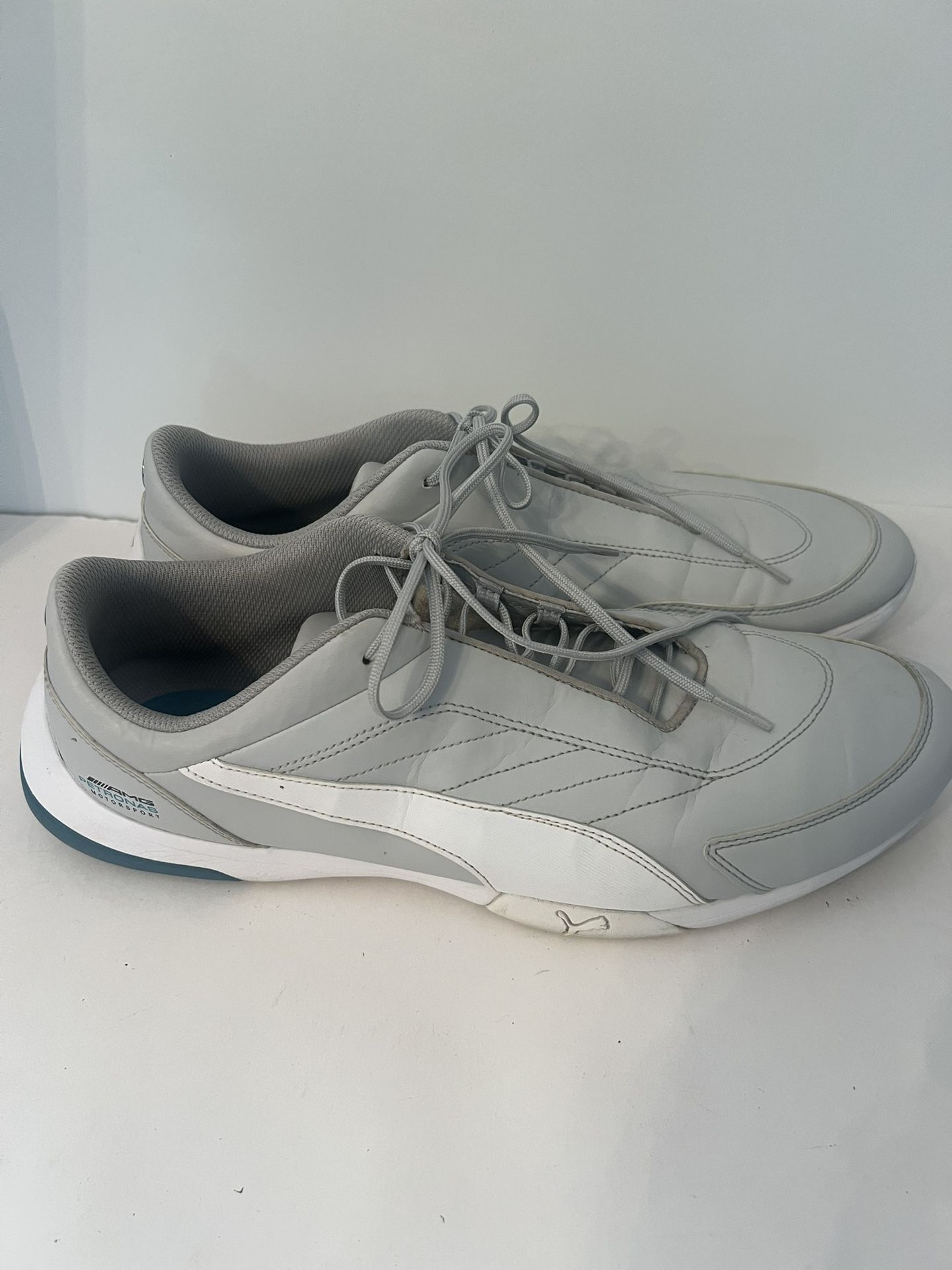 PUMA AMG Patrons Motorsport Lexus Men's Shoes Grey White Blue size 13