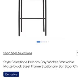 Outdoor Patio Bar Chairs - Set of Two