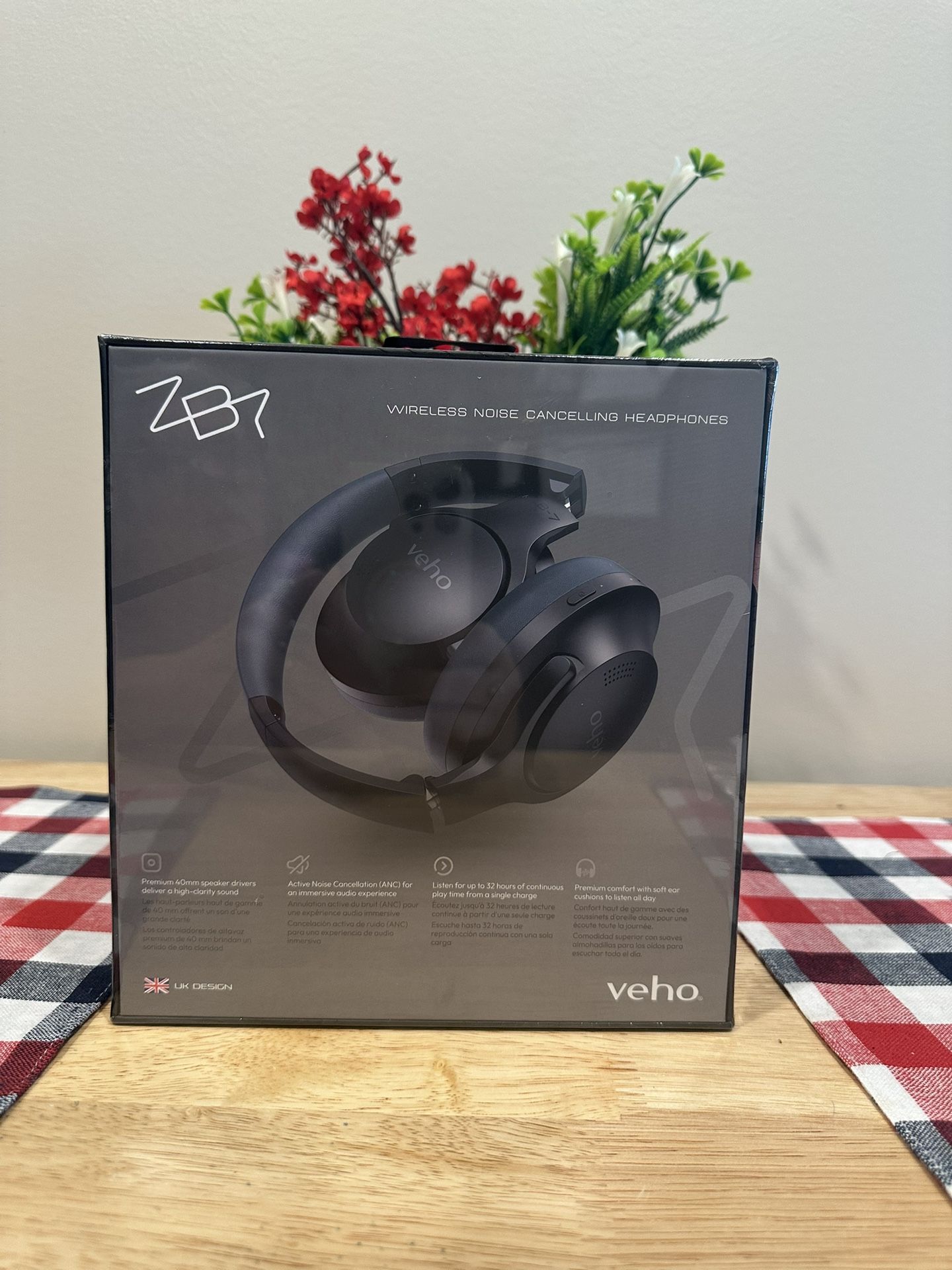 ZB-7 WIRELESS NOISE CANCELLING HEADPHONES
