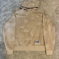 Adidas Tan Hoodie Large