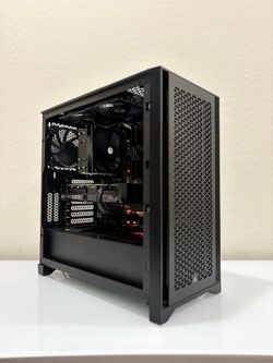 Black Corsair Gaming PC – Ryzen 7 5800X | RTX 4070 12GB | 32GB RAM | 1TB NVMe SSD