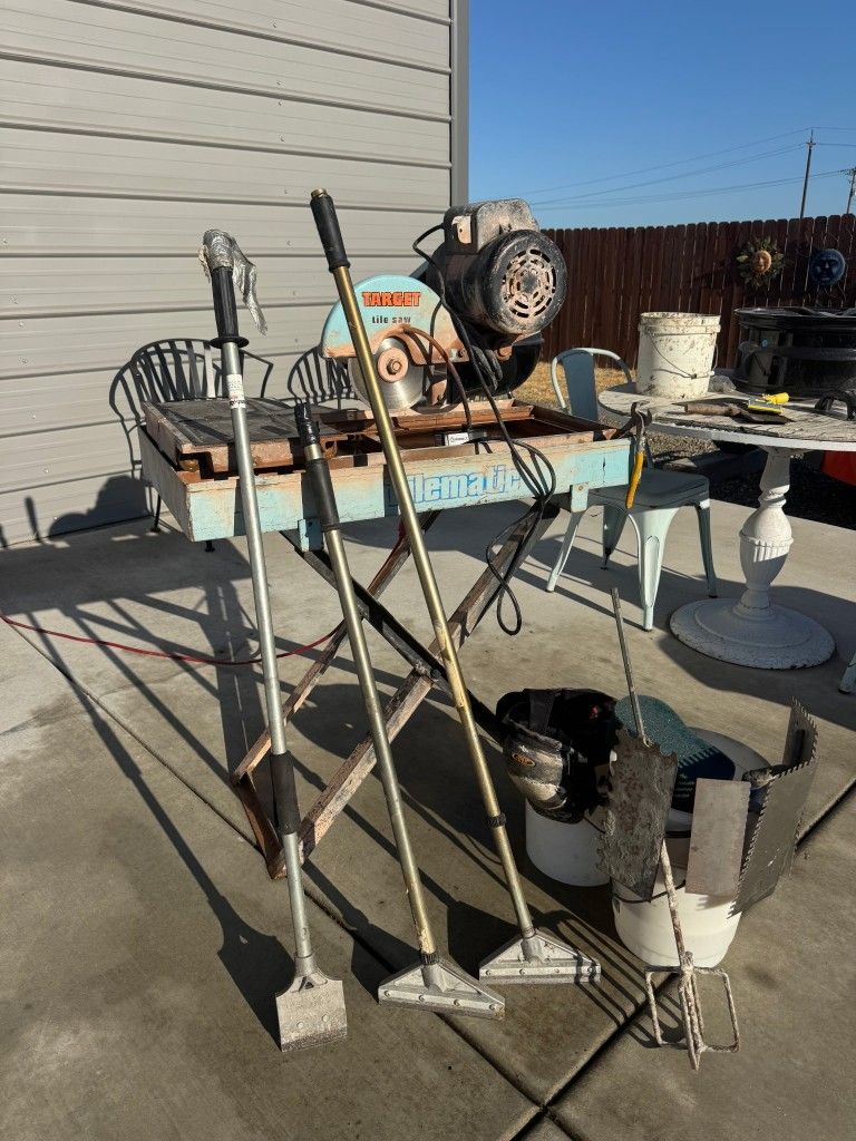 10" Target Tile Saw with Extras