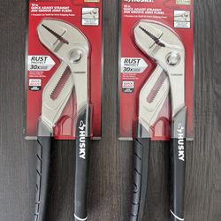 10 in. Groove Pliers with Quick Adjusting Joint and Straight Jaw