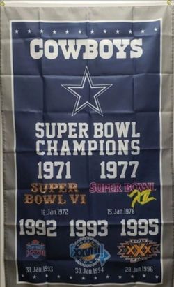 Dallas Cowboys Flag 5ftx3ft $20 Firm On Price