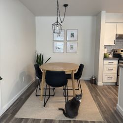 Mid century dining table w/ 4 chairs