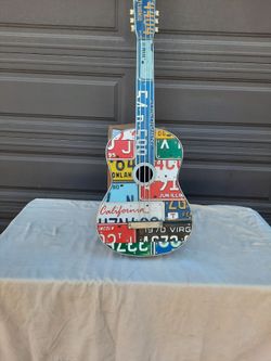 License Plate Guitar