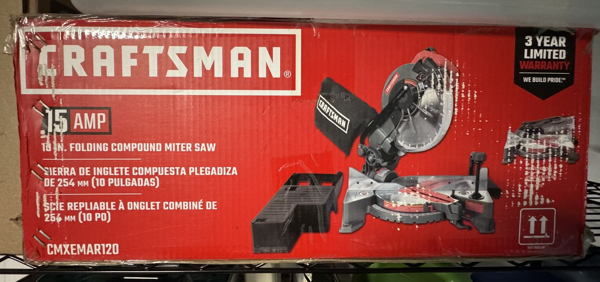 Craftsman 10” miter Saw With Blade