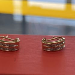 Lady’s 10k Y/g Earring 