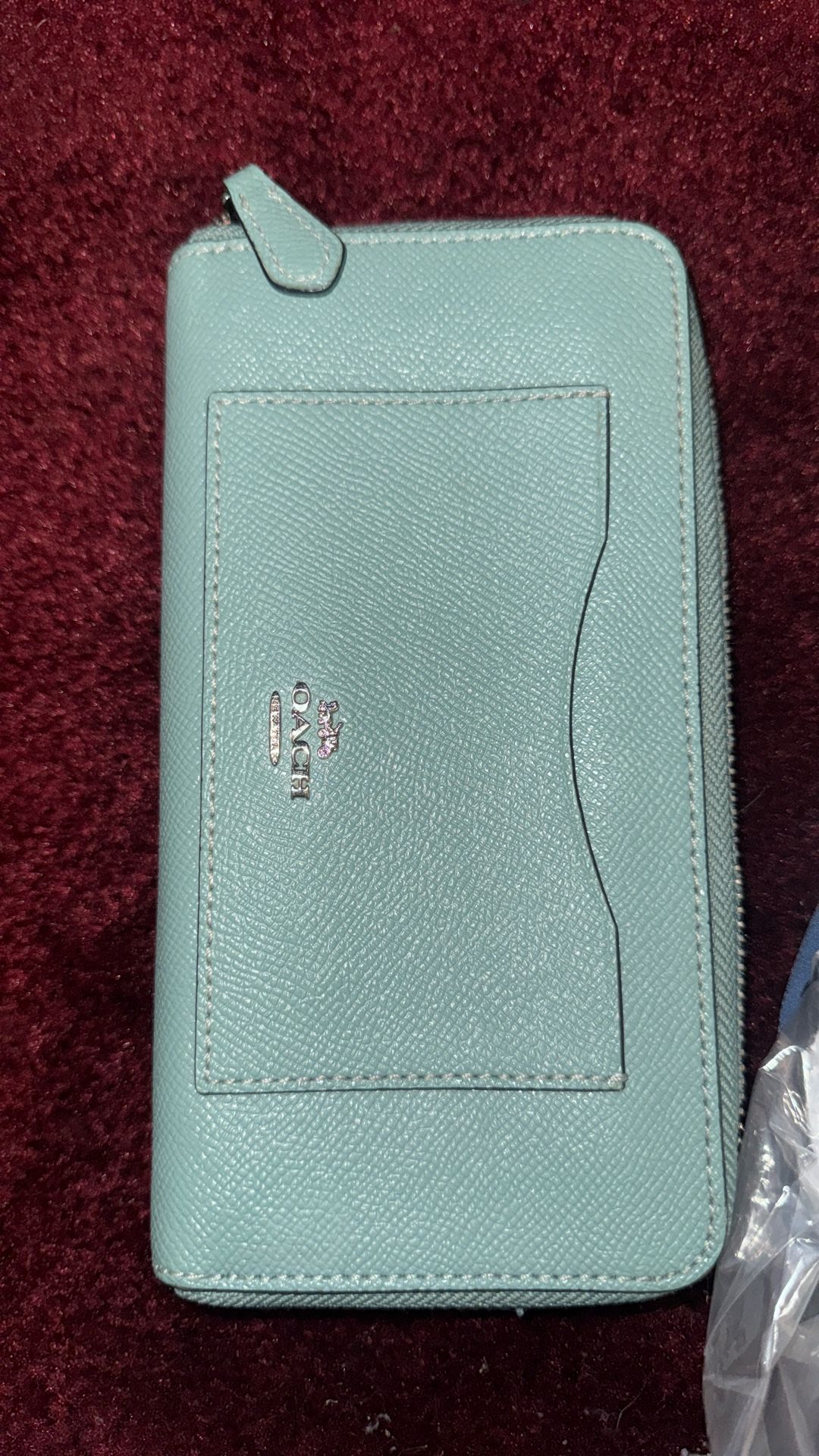 Turquoise Coach Wallet