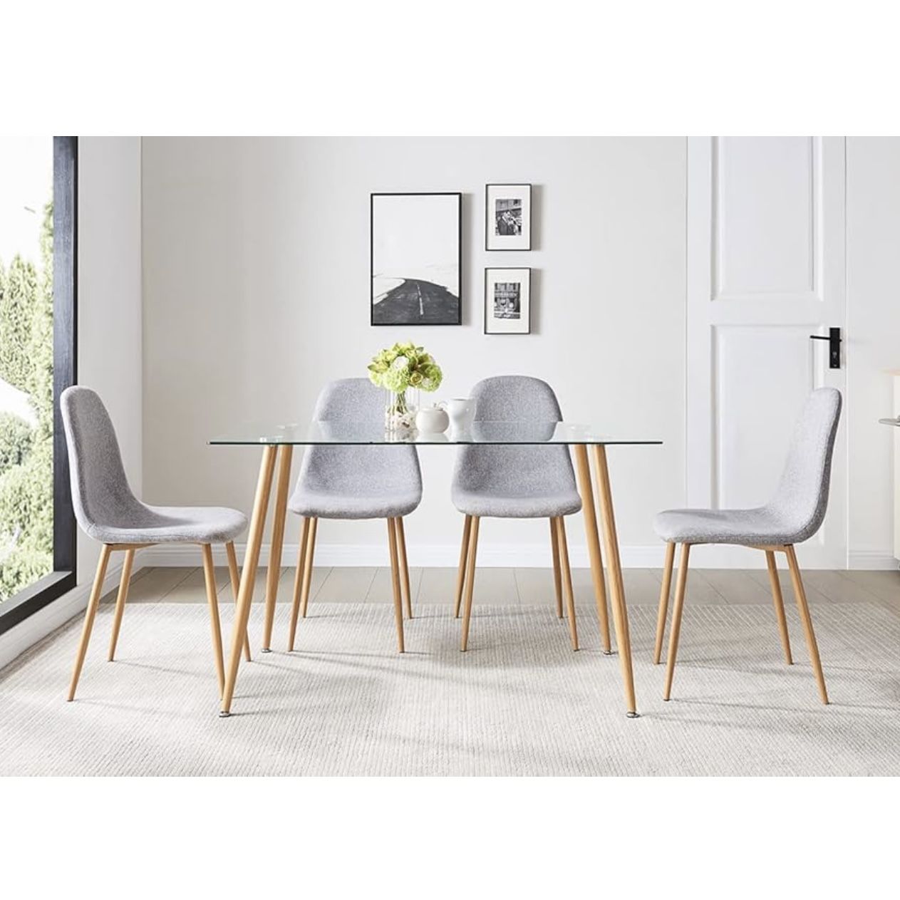 Dining Room Table Set 5 Pieces