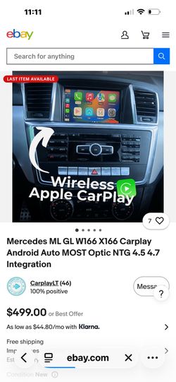 9" Multimedia Navigation System for Mercedes ML/GL (W166/X166 NTG 4.5)