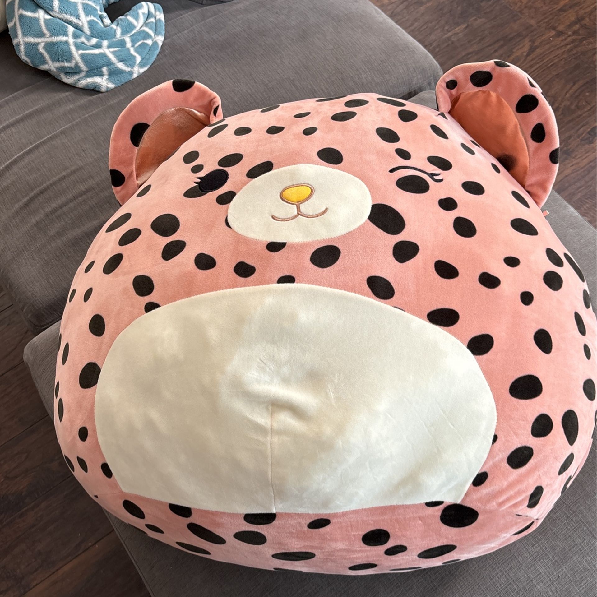 Jumbo Pink Cheetah Squishmallow