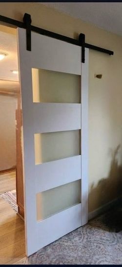 White Barn door / sliding door